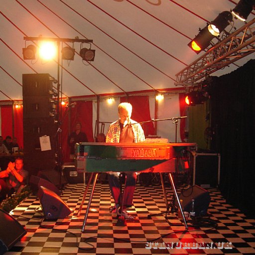 Blues tent.