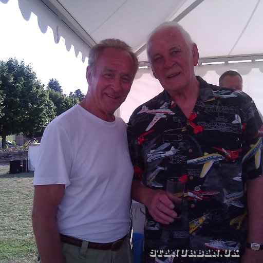 With Gary Brooker.
