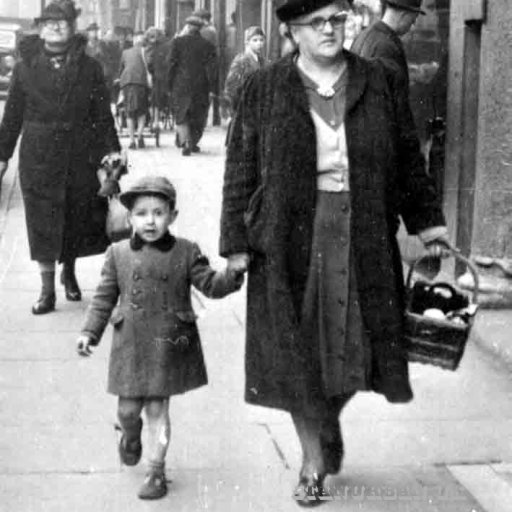 With my Grandmother,1948.